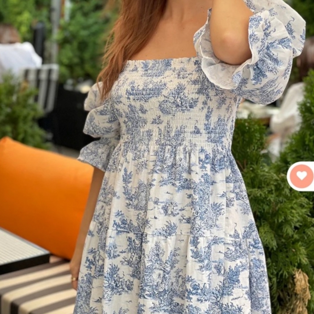 NOTHING FITS BUT Kiko Toile Blue/White Large